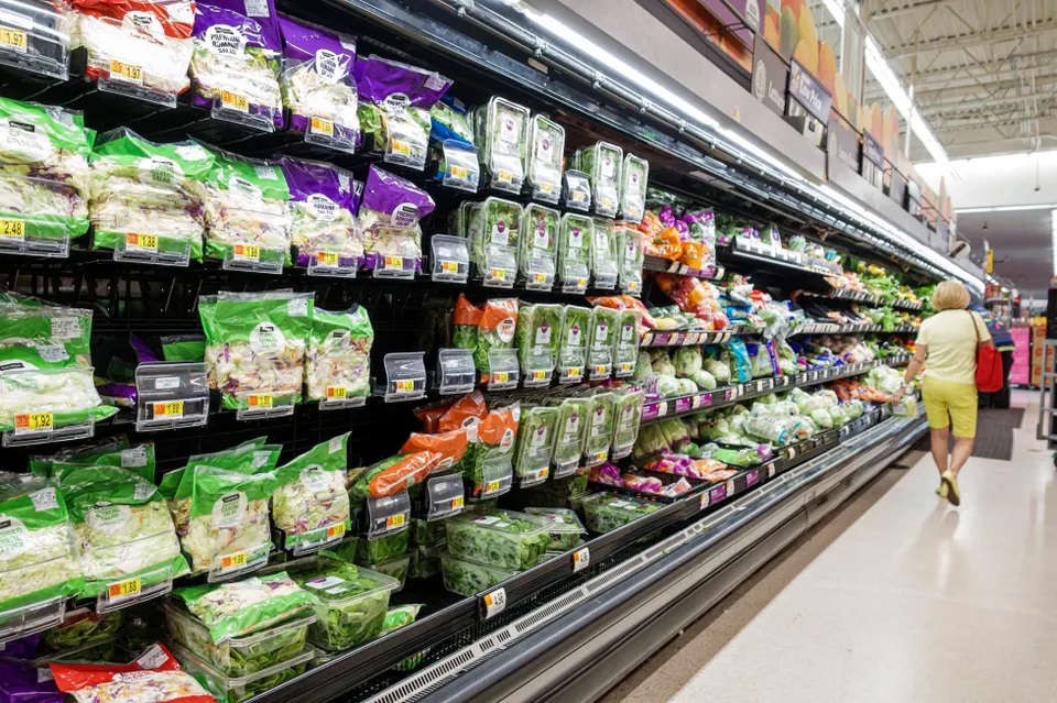 Les ménages américains de Floride dépensent plus de $1 300 dollars Canadiens par mois pour l'achat de produits alimentaires.