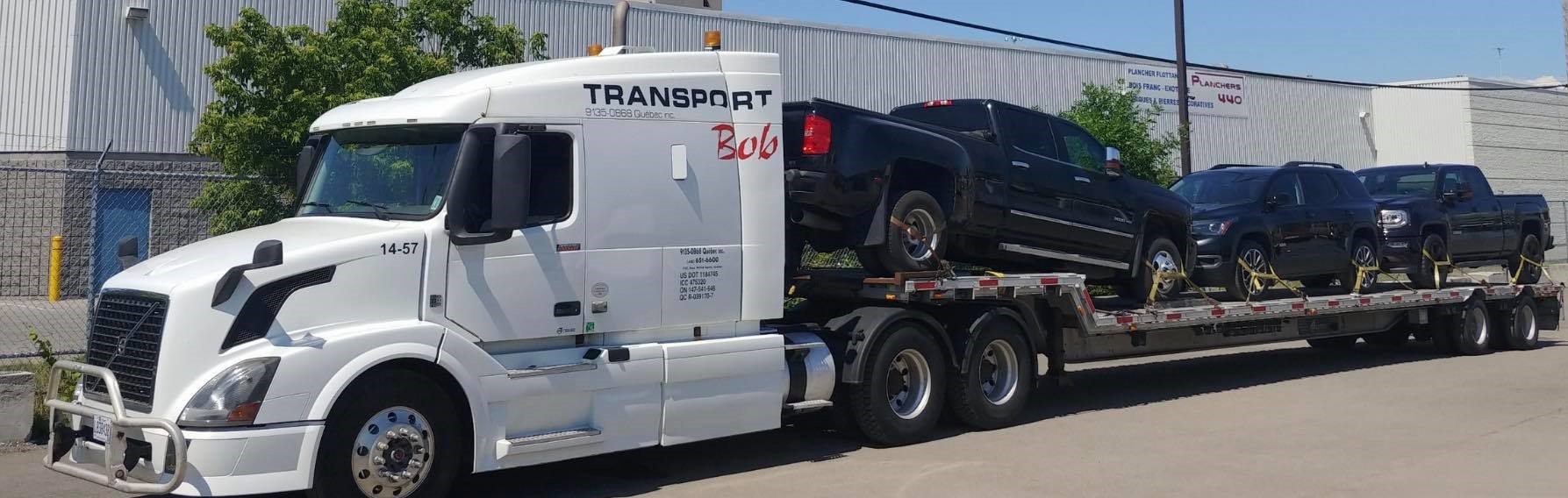 Transport Bob livre votre véhicule en toute sécurité