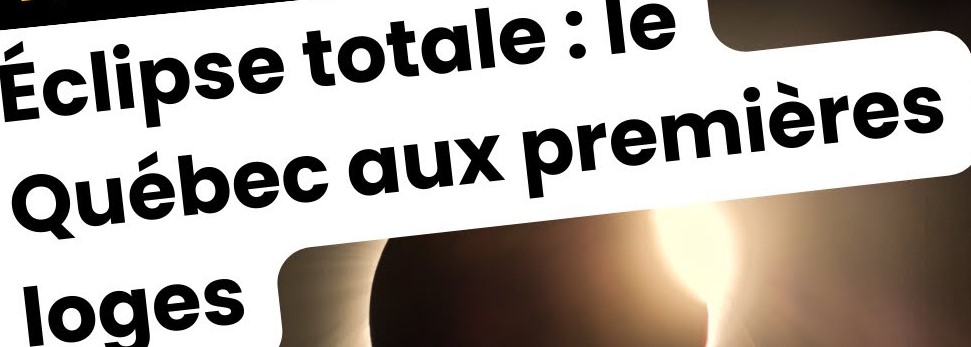 Les Québécois ont été choyés et des millions de personnes se sont rassemblées pour admirer une éclipse totale en Amérique.