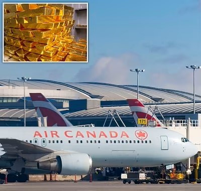 20 millions de lingots d’or dérobés à l’aéroport Pearson de Toronto une Floridienne a été arrêtée dans cette affaire.