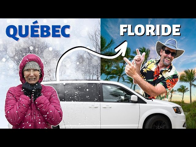 Météo : Ils vous diront à leur retour et avec raison on aurait dû rester en Floride un mois de plus ! On gèle au Québec !!!!