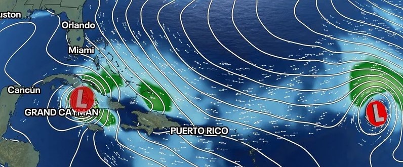 2 perturbations tropicales dans l'océan Atlantique pourraient se développer la semaine prochaine une du nom de Francine