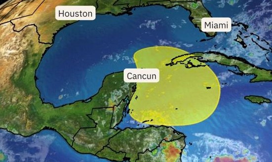 Du National Hurricane Center : Le sud de la Floride pourrait être touché par les pluies tropicales voire mêmes des inondations majeures