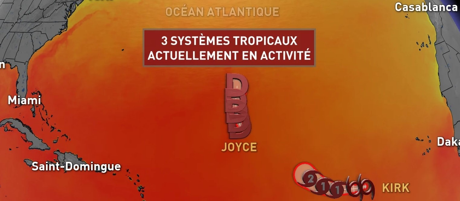 National Hurricane Center : Actuellement on surveille de près un autre système qui pourrait se transformer en ouragan au cours des sept prochains jours