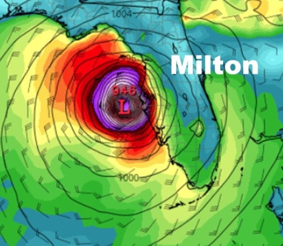 Du National Oceanic and Atmospheric Administration: Lorsque les compagnies aériennes commencent à émettre des alertes alors que la tempête se dirige vers la Floride c’est parce que cela ne sent pas bon