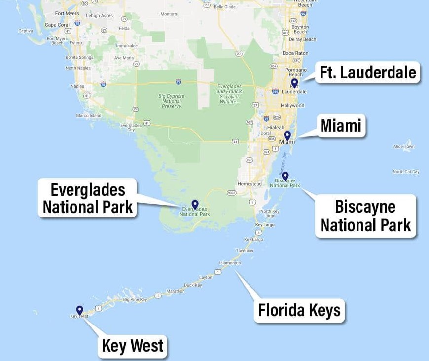 Entre Key West et Key Biscayne à vous de choisir ?