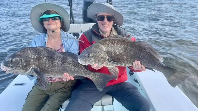 La pêche au Black Drum sur la Côte Ouest