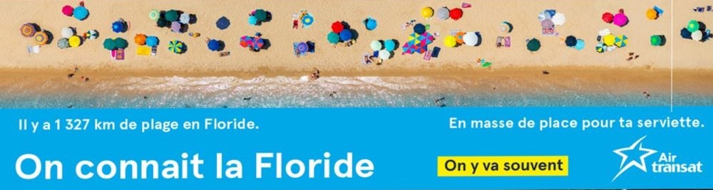 Montréal et Québec Air Transat augmente ses vols vers la Floride pour 2025