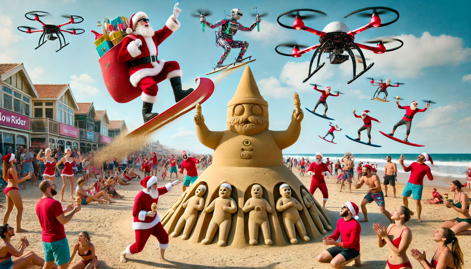 C'était le délire sur le Broadwalk à Hollywood