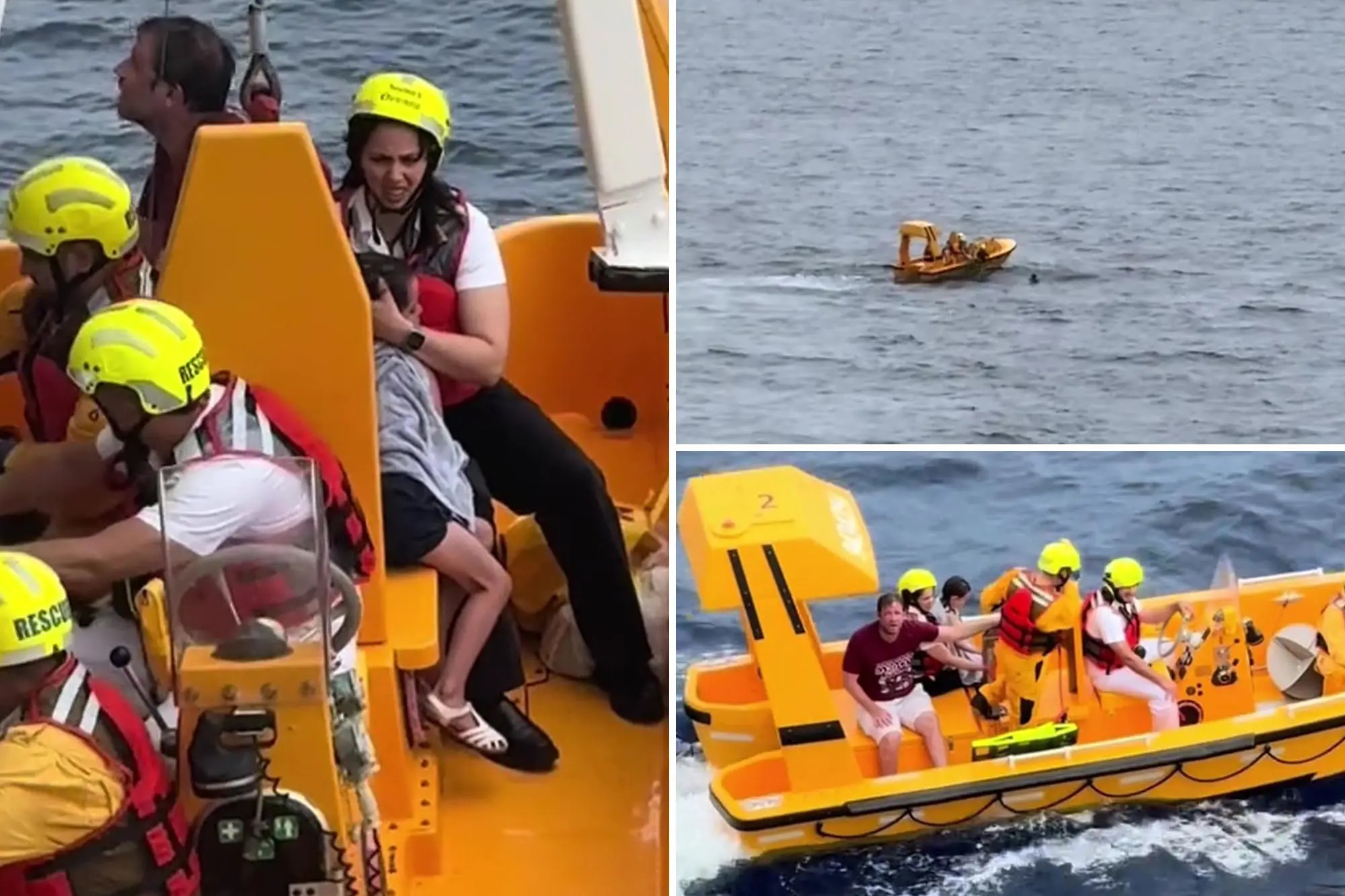 Un bébé de 5 ans en croisière à Disney est tombée par-dessus bord du navire pendant que son père saute pour sa survie.