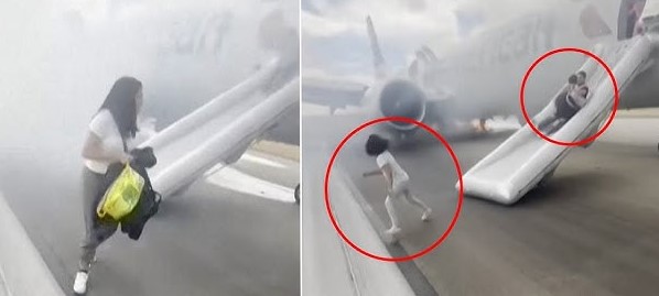 Un pneu éclate déclenchant un incendie et la panique des passagers lors d’un vol d'American Airlines à destination de Miami.