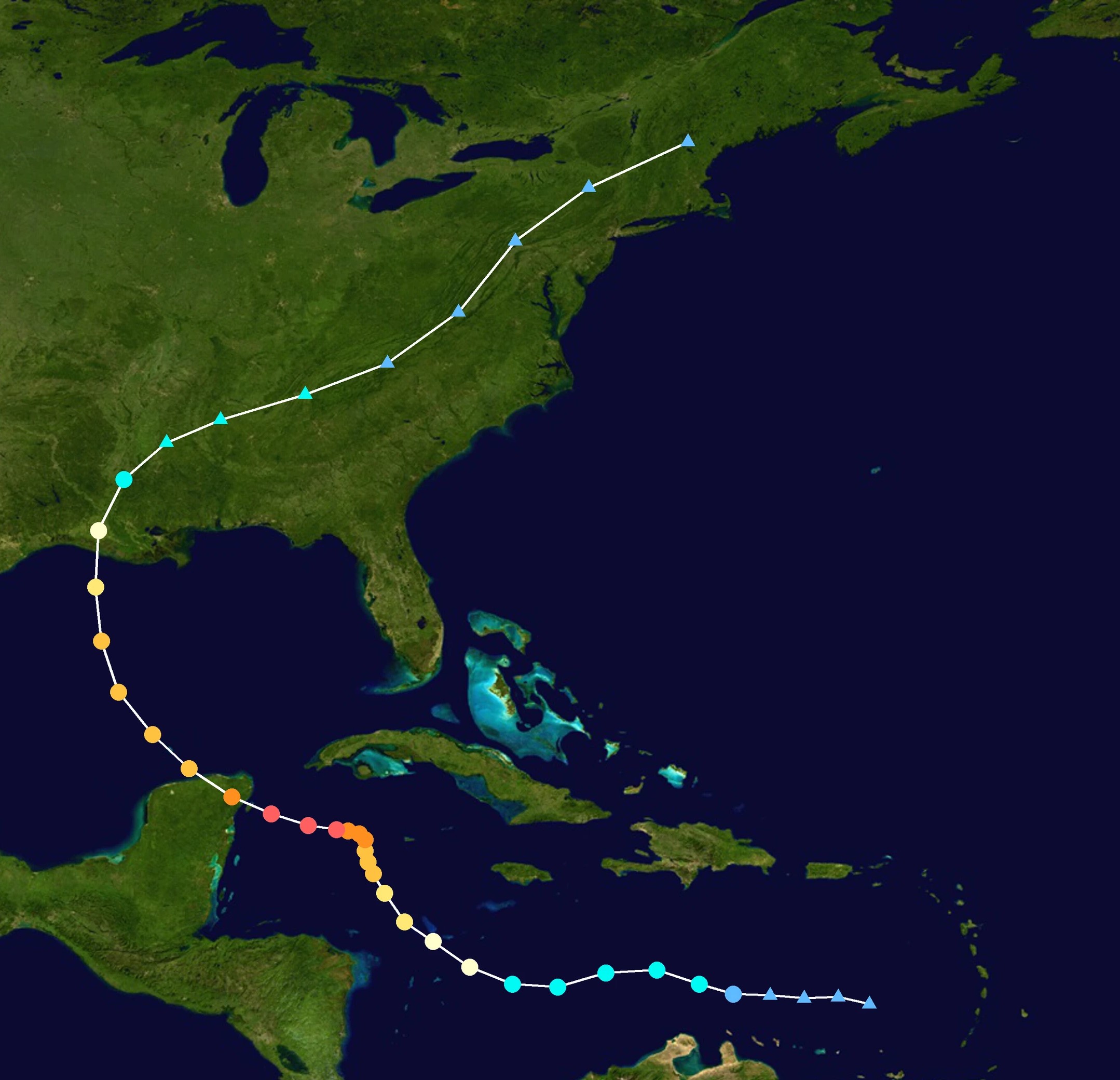 National Hurricane Center : National Hurricane Center : les craintes d'un ouragan s'intensifient alors que les prévisionnistes suivent ERIN finissant sa route au Québec (image)