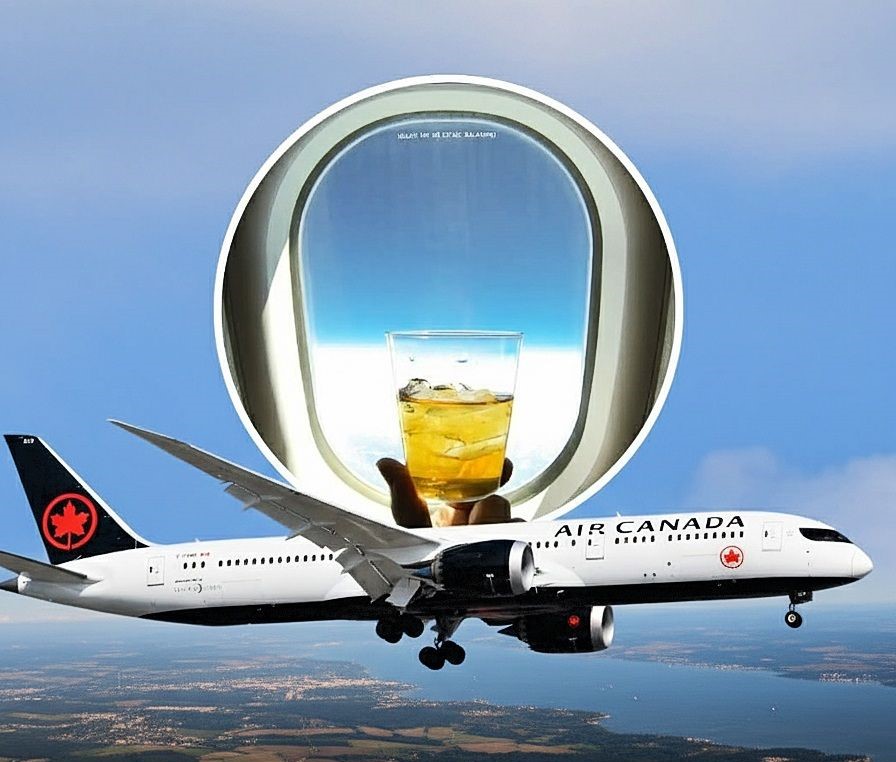 QUEL PLAISIR ! Air Canada sert désormais gratuitement de la bière, du vin et des collations aux passagers voyageant en classe économique sur tous ses vols.