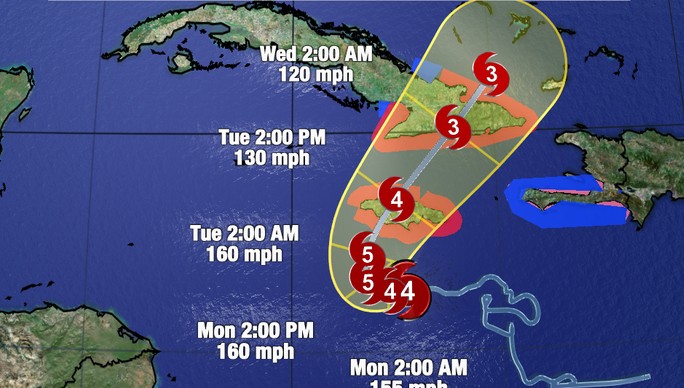 La tempête tropicale Melissa oblige les voyageurs en Floride vols et croisières  à modifier leurs plans car ça risque de brasser dans les airs et l'océan