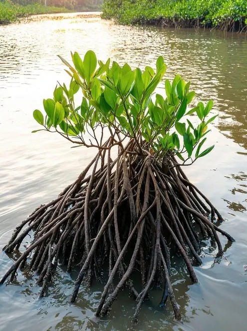 Lorsque les mangroves continuent de marcher vers vous !