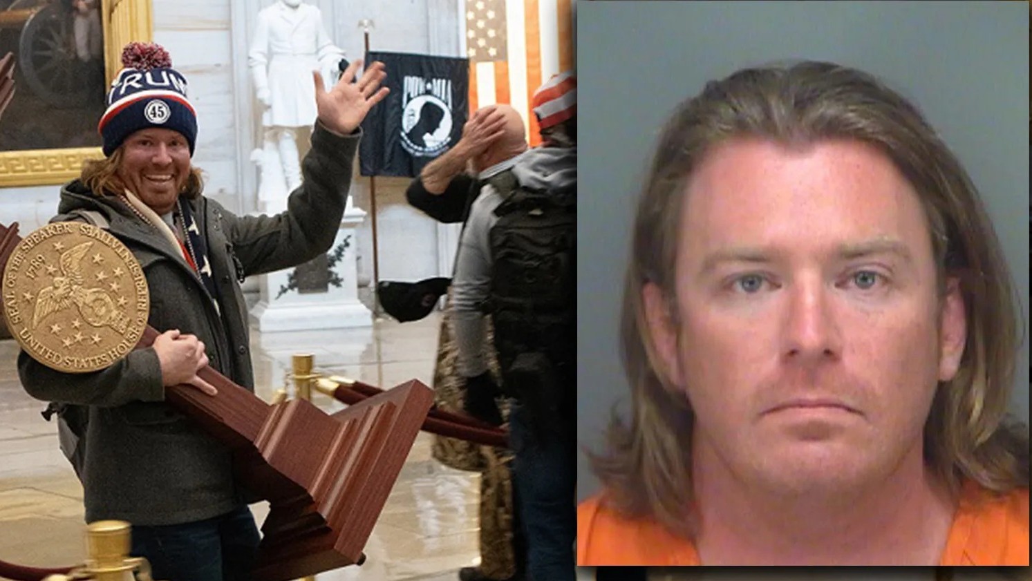 L'un des manifestants le plus médiatiques de l'assaut du Capitole en janvier 2021 se lance en politique en Floride et deviner pour quel parti ?