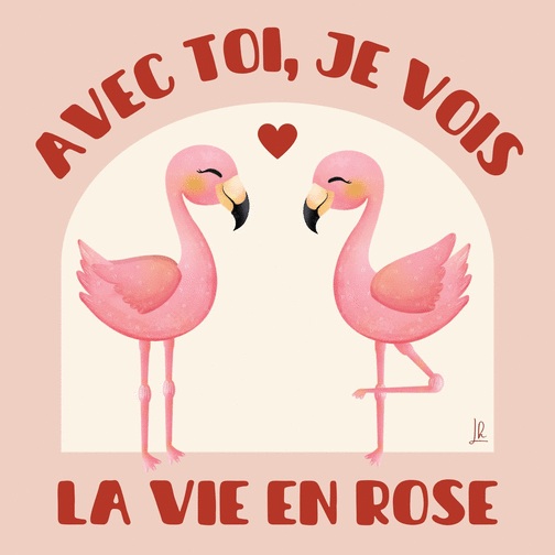 Le flamant rose l’oiseau qui symbolise la Saint Valentin