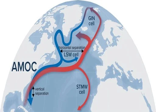 Selon scientifiques le Gulf Stream floridien a commencé son point de basculement amenant de température plus froide dans le nord de l’Atlantique et allongeant les hivers du Québec des Maritimes