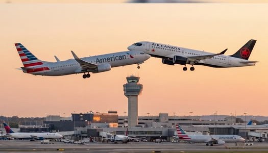 JFK  : Air Canada contraint d'interrompre son atterrissage après avoir frôlé un avion d'American Airlines à l'aéroport JFK évitant une catastrophe de peu