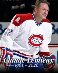 PALM BEACH FLORIDE : Claude Lemieux, vainqueur de 4 Coupes Stanley, est décédé à l’âge de 60 ans ce qui semble malheureusement un suicide selon les autorités.