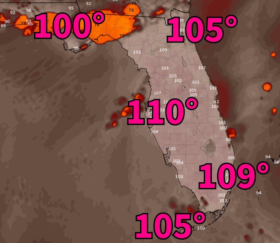 La vague de chaleur étourdissante d’août doublée d’une forte humidité touchent tous les coins de la Floride et en exaspère plusieurs avec ses 100 degrés au facteur humidex.