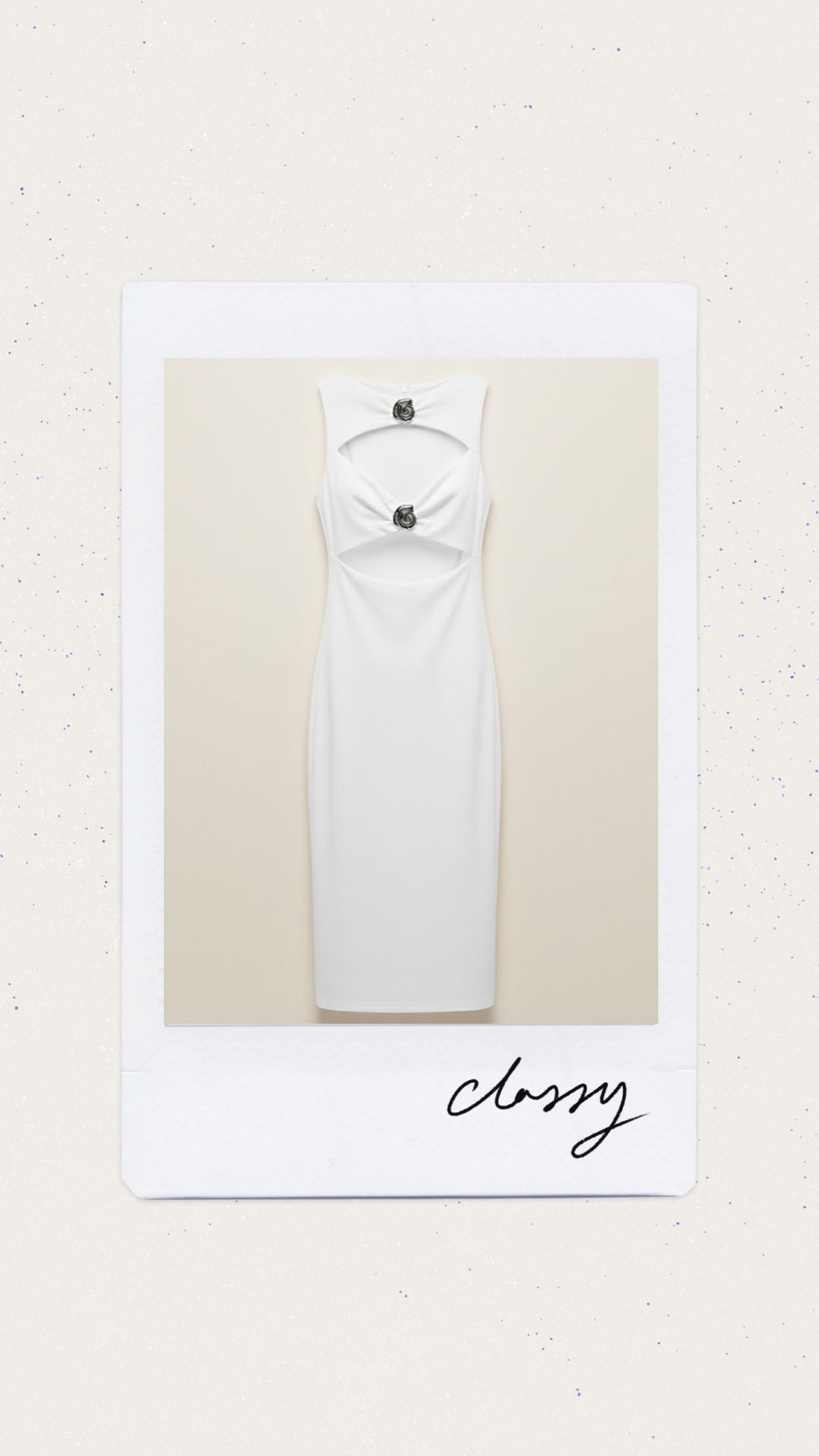 Salida de baño con detalles de caracol color blanco