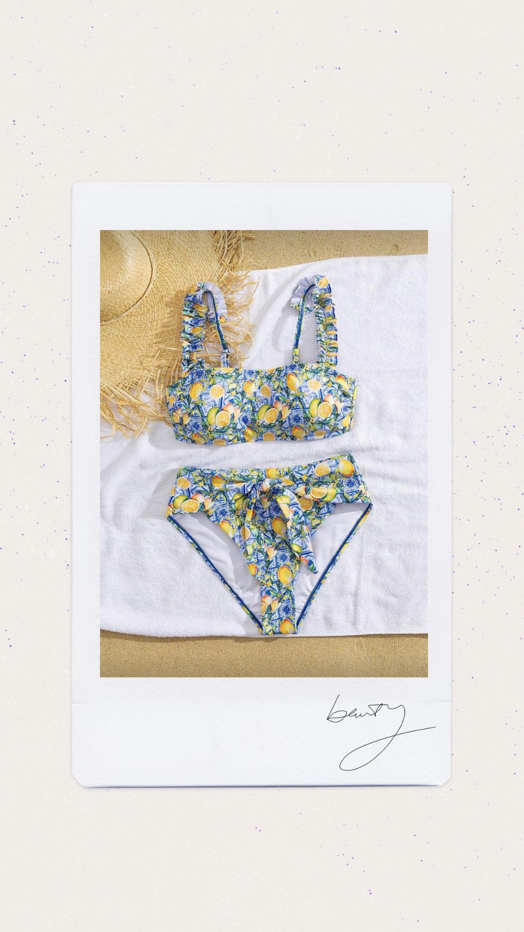 Cintura alta con estampado 