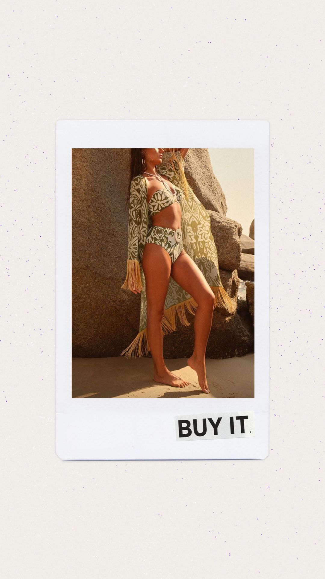 Cintura alta con salida de baño tipo kimono