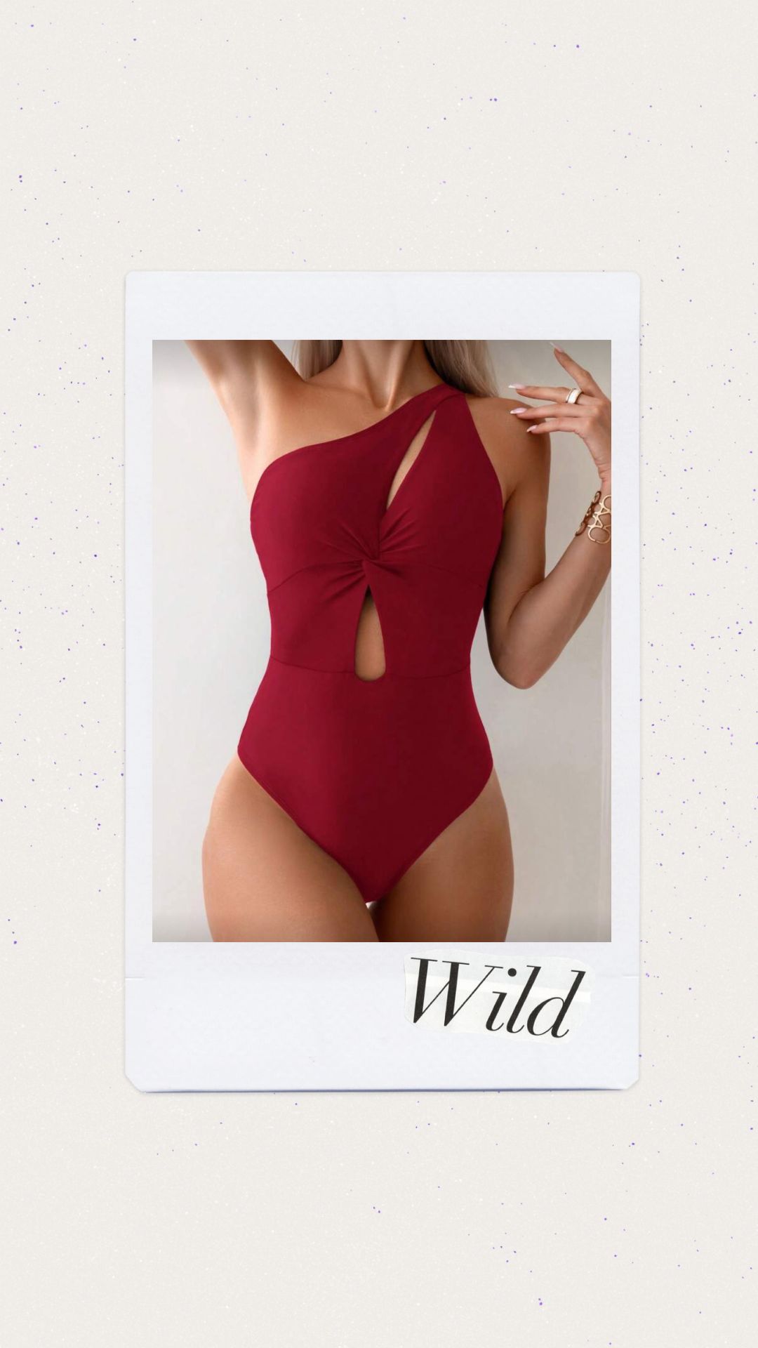 Una pieza color rojo de un hombro