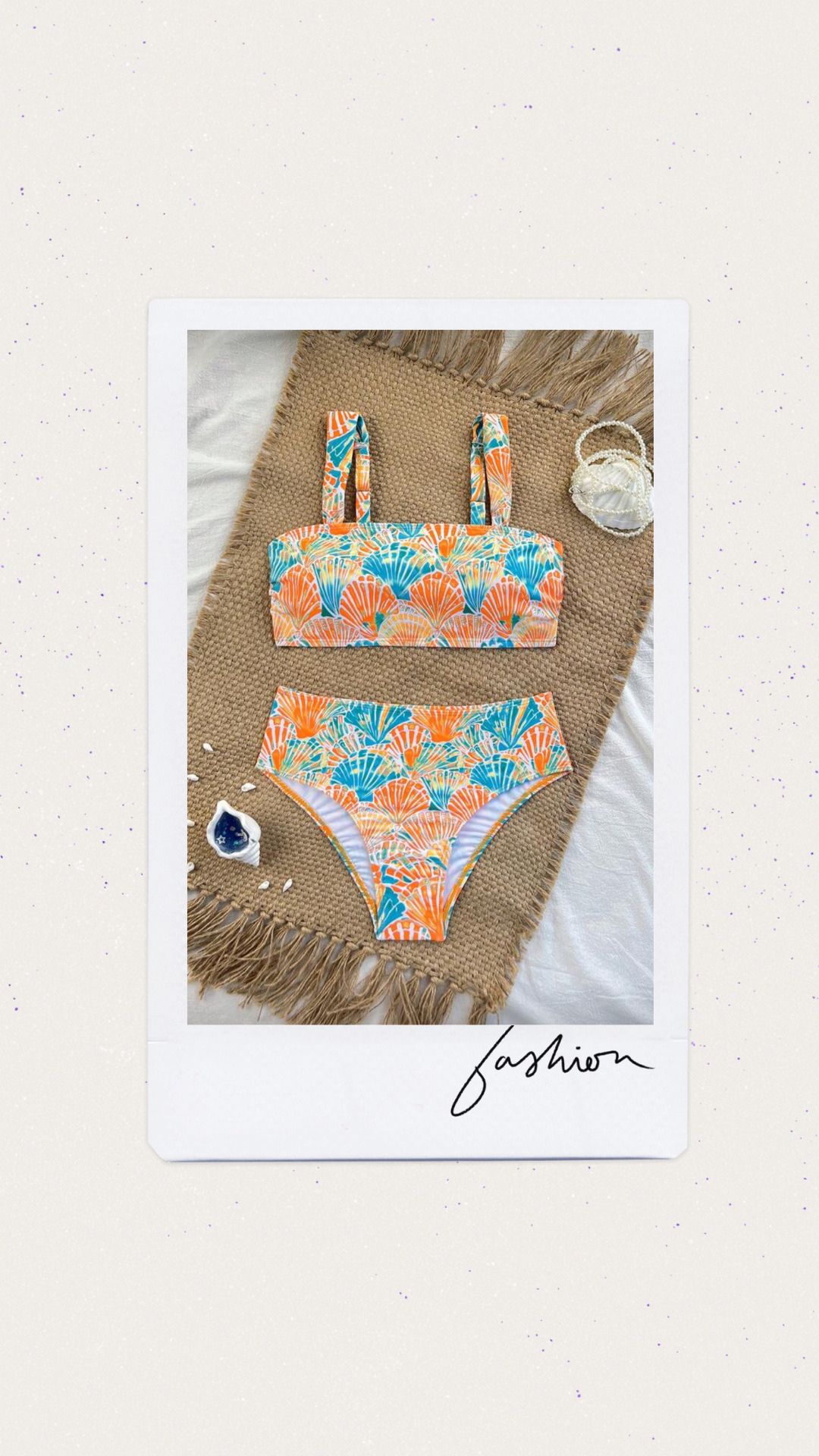 Cintura alta con estampado 