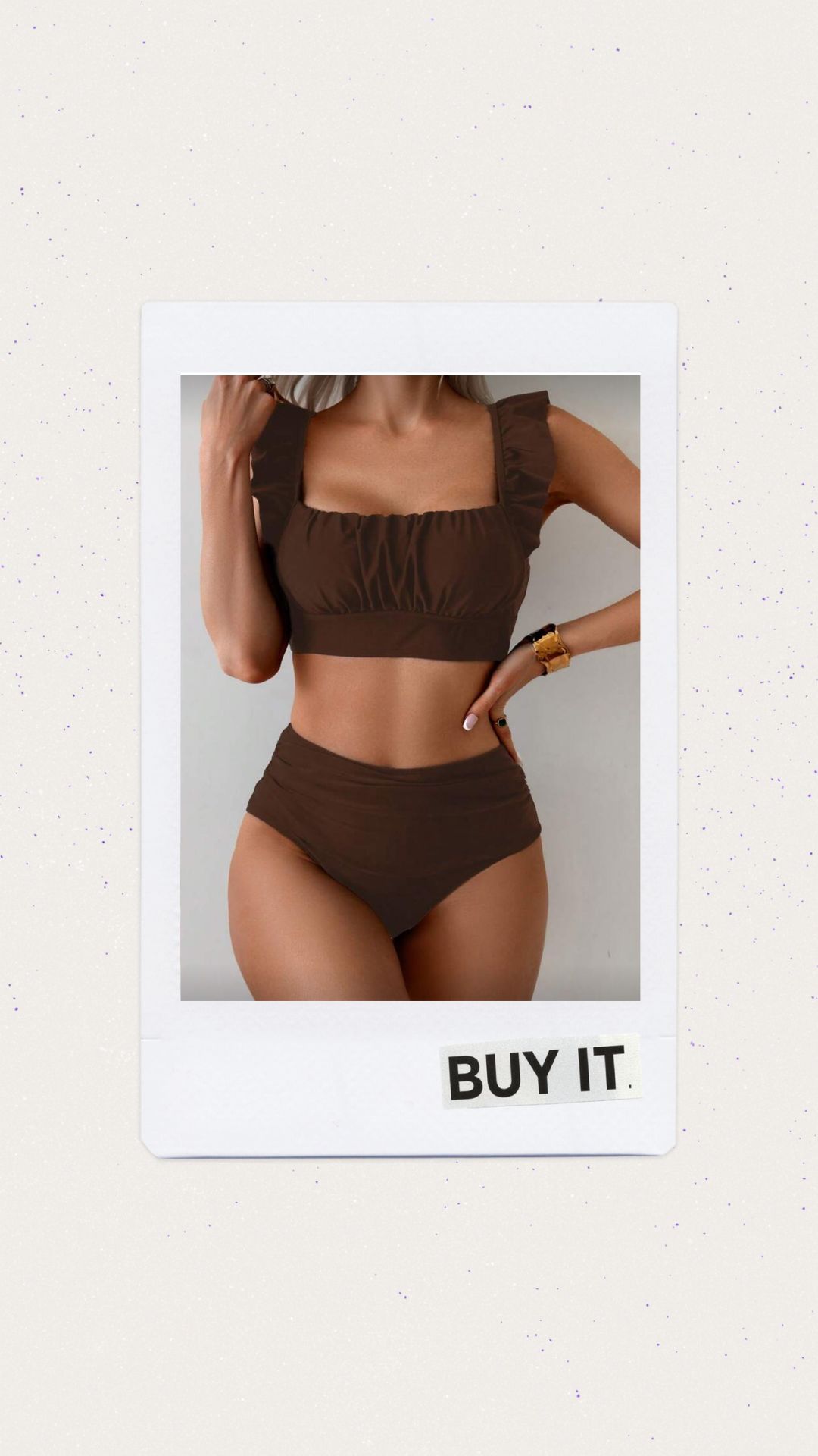 Cintura alta color café