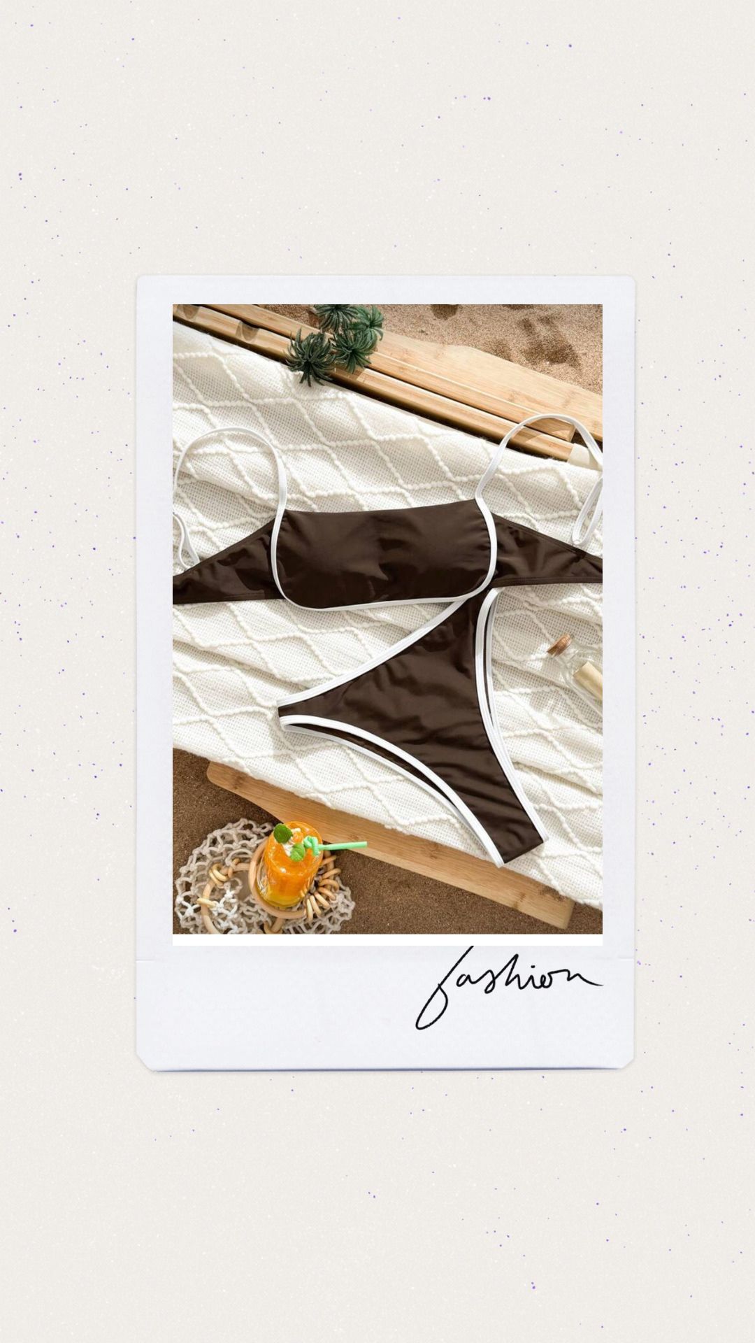 Cintura alta color café pierna alta