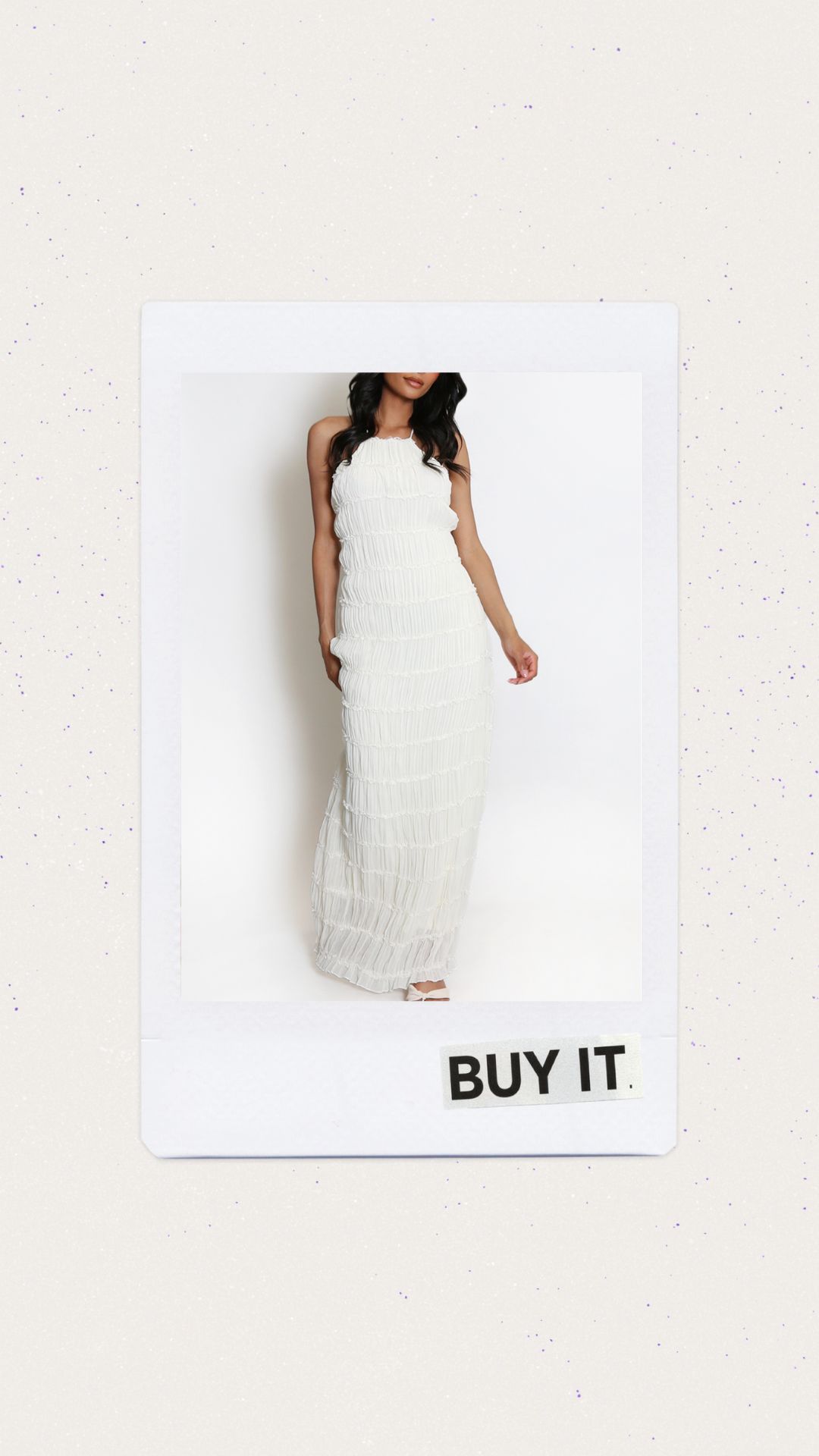 Vestido color blanco 