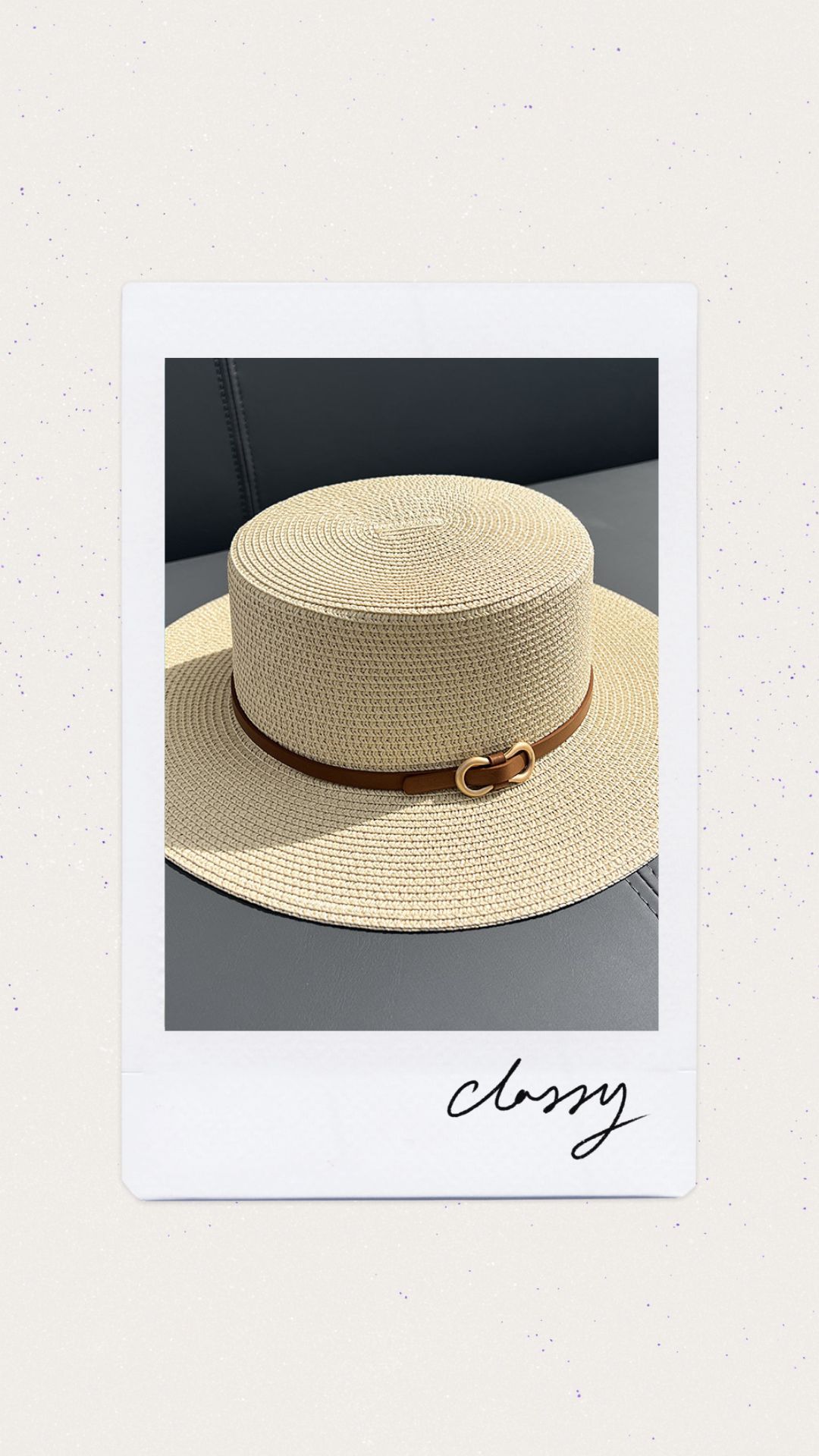 Sombrero beige 