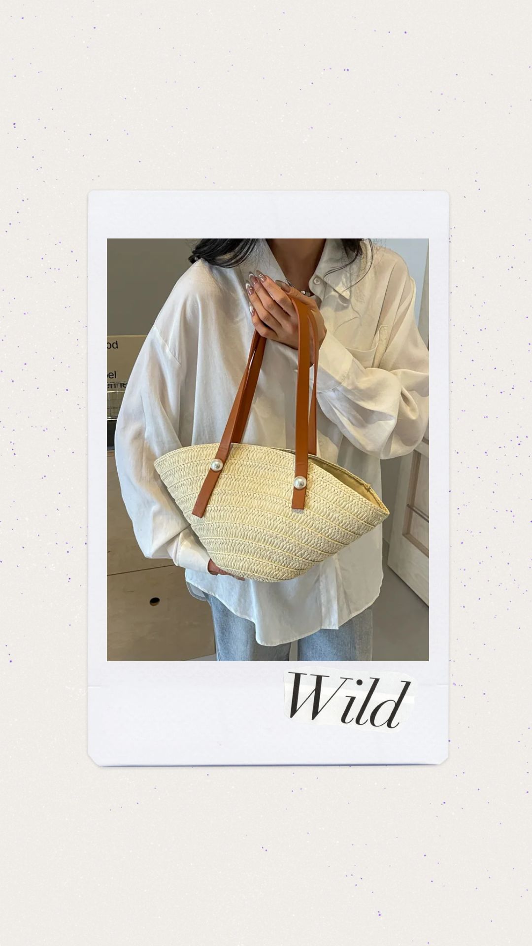 Bolsa color beige