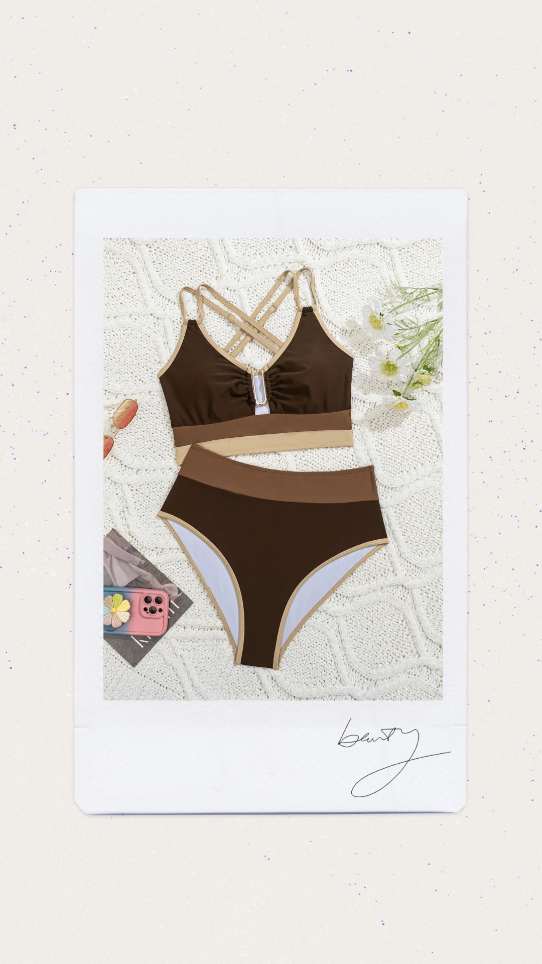 Cintura alta color café