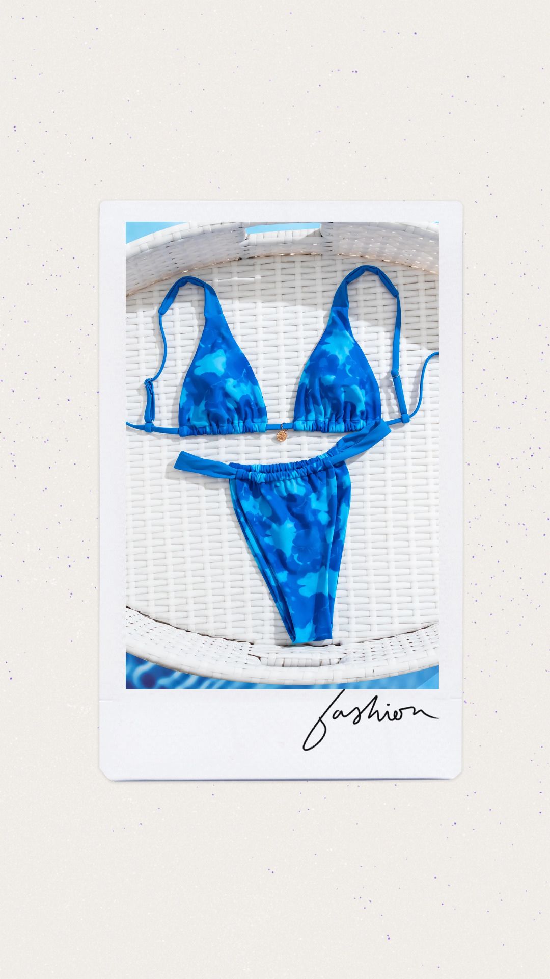 Bikini color azul y celeste