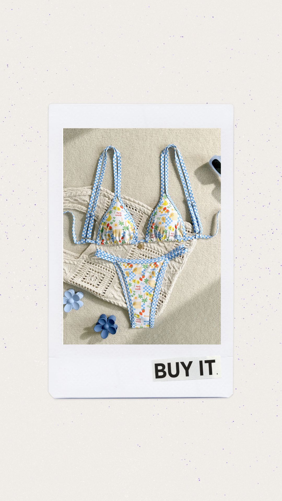 Bikini con estampado