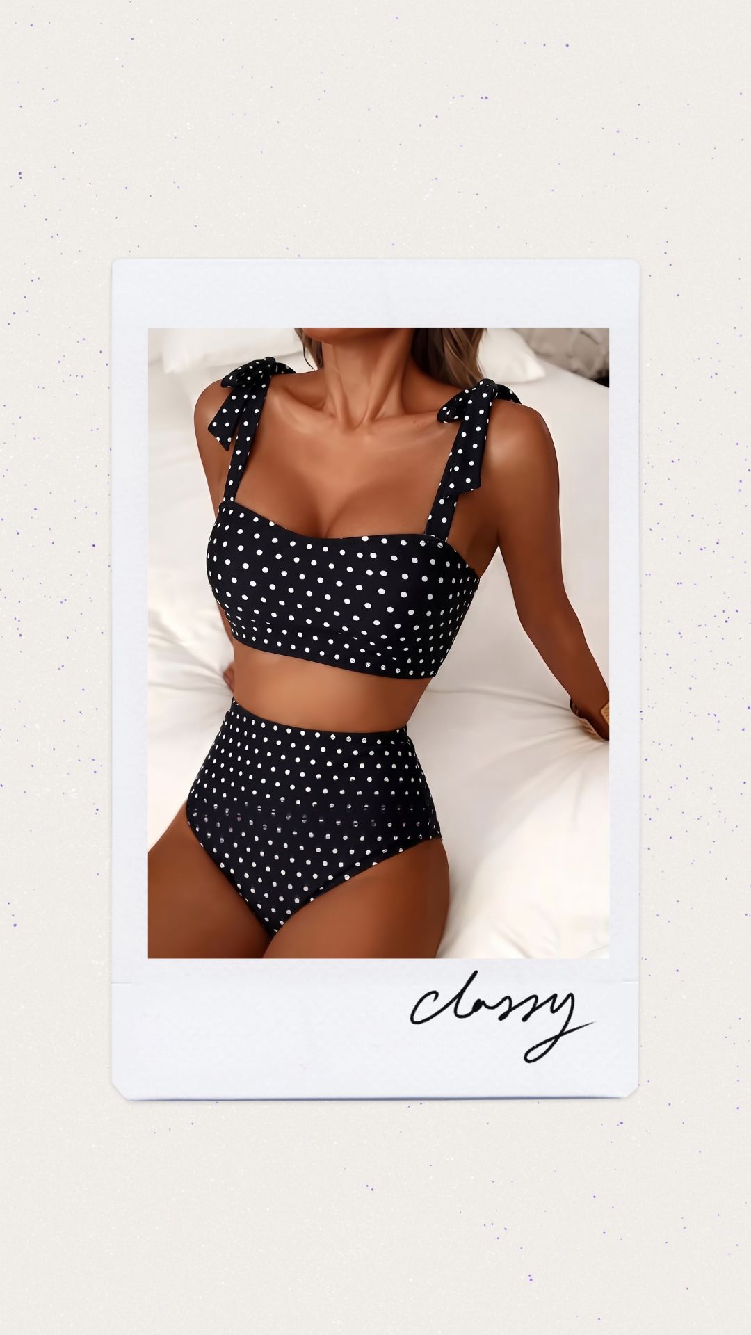 Cintura alta polkadots