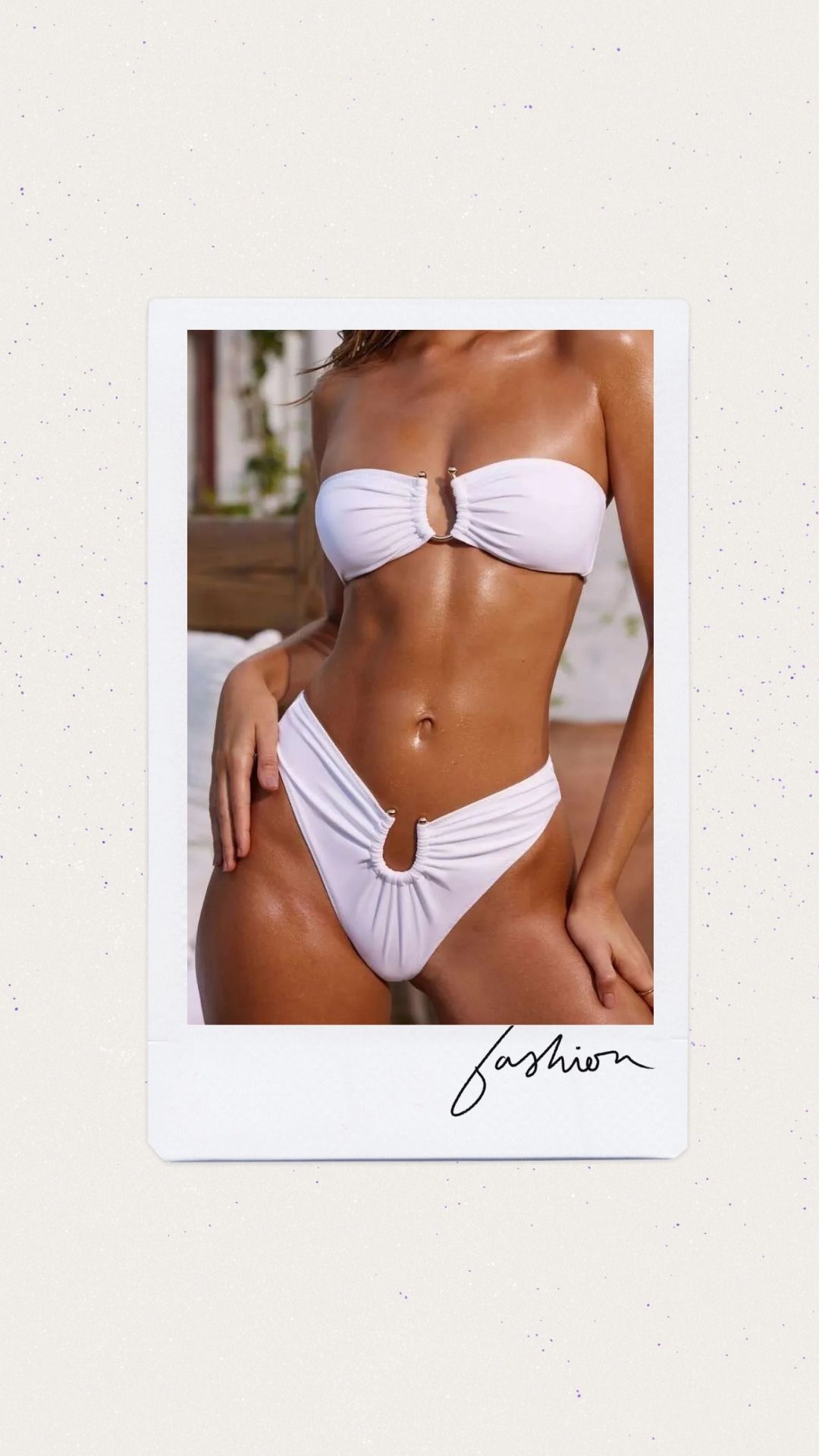 Bikini color blanco 
