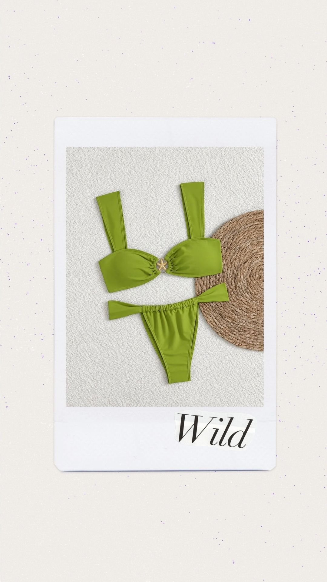 Bikini color verde