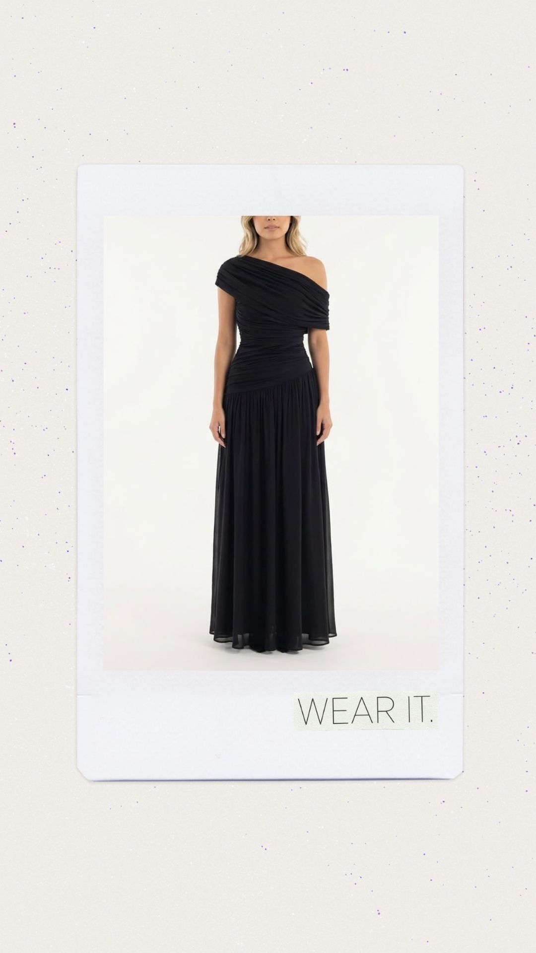Vestido color negro 