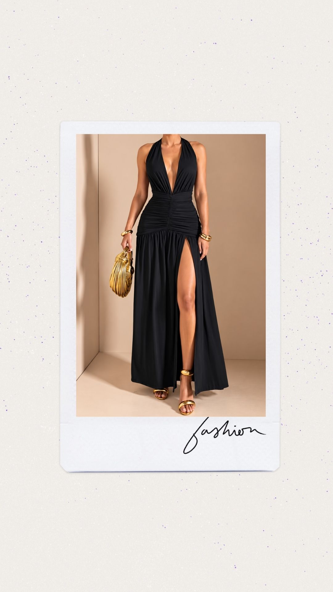 Vestido color negro 