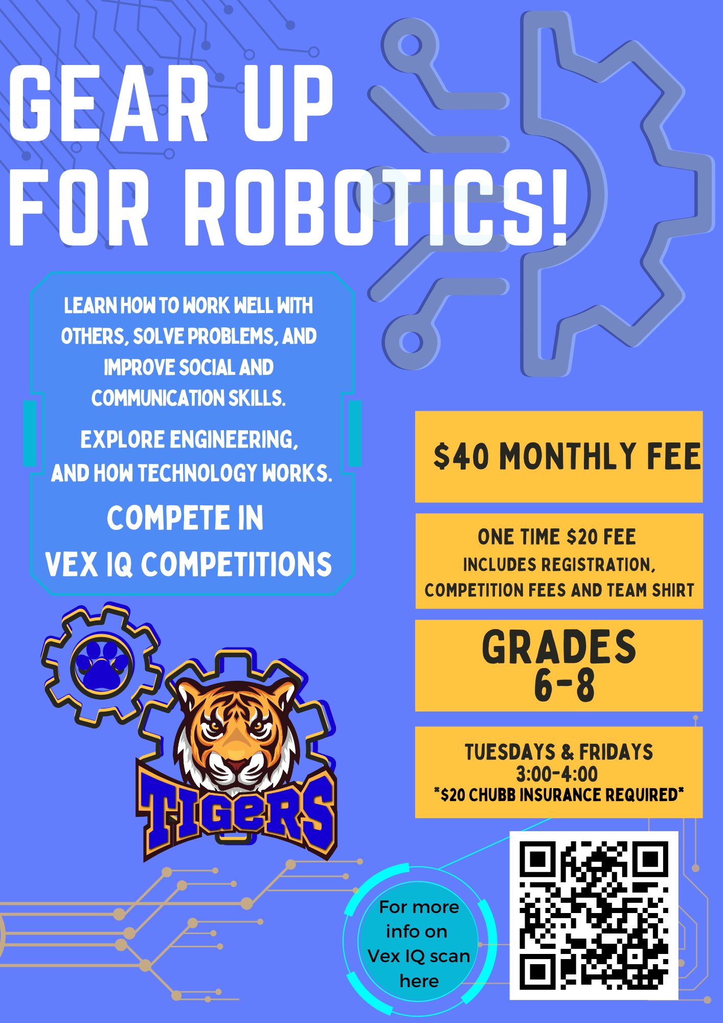 Vex Robotics Club- Registraiton