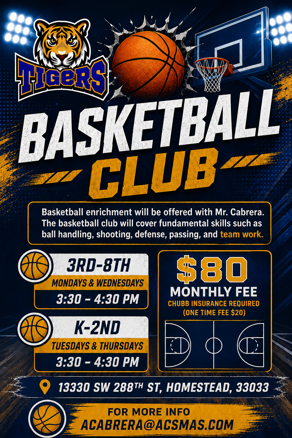 Basketball Club- September 