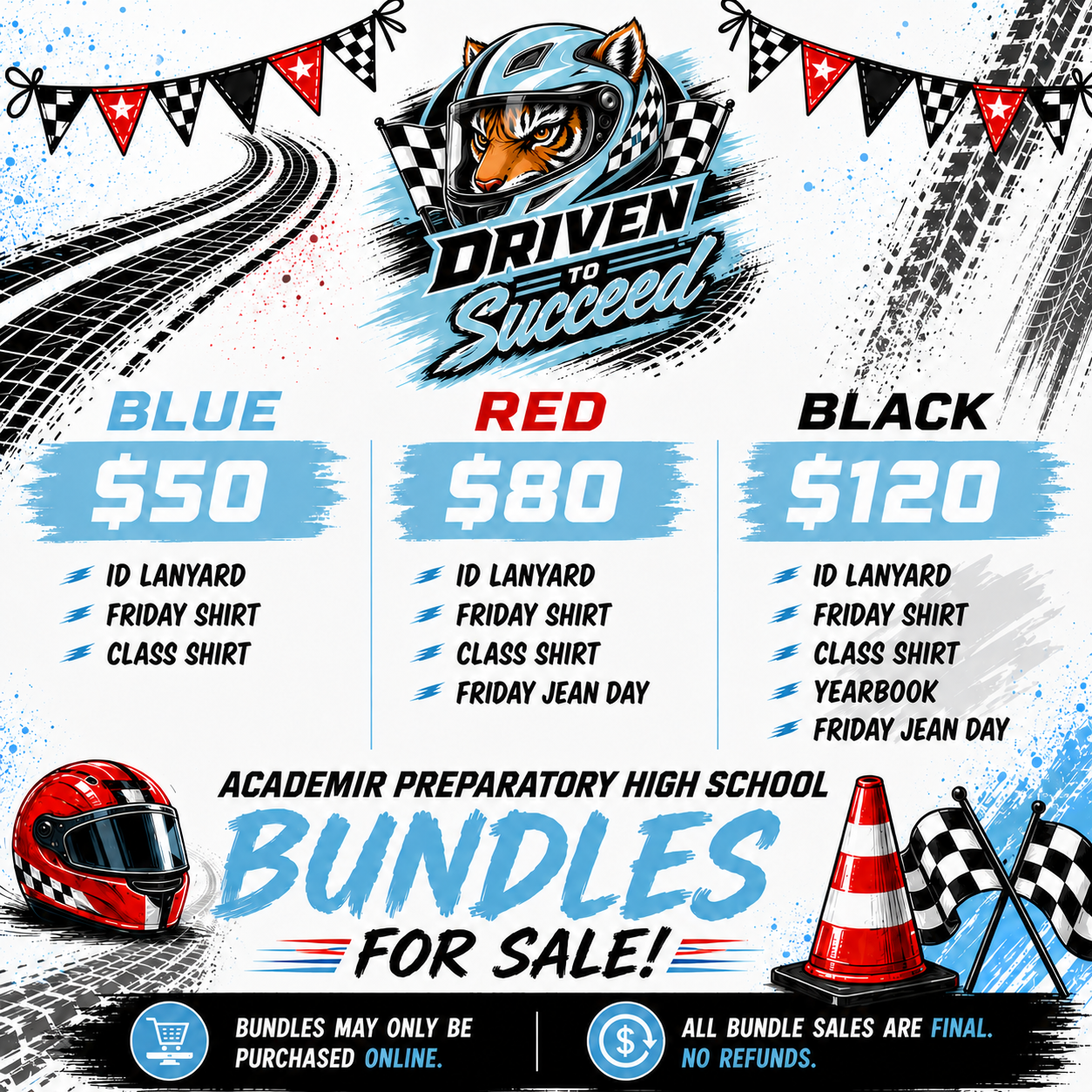 Back-to-School Bundle: Red Bundle 
