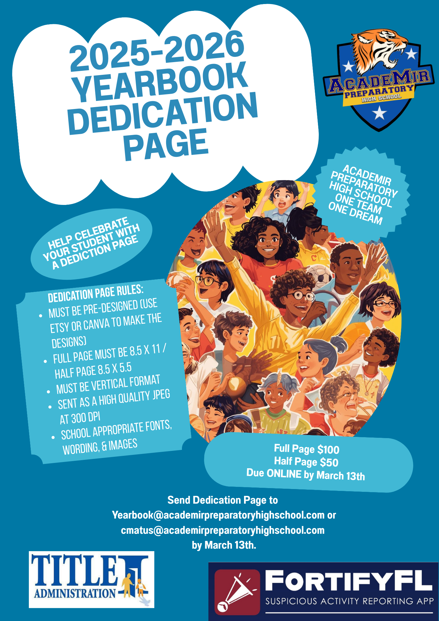 2026 Yearbook Dedication Page (full page)