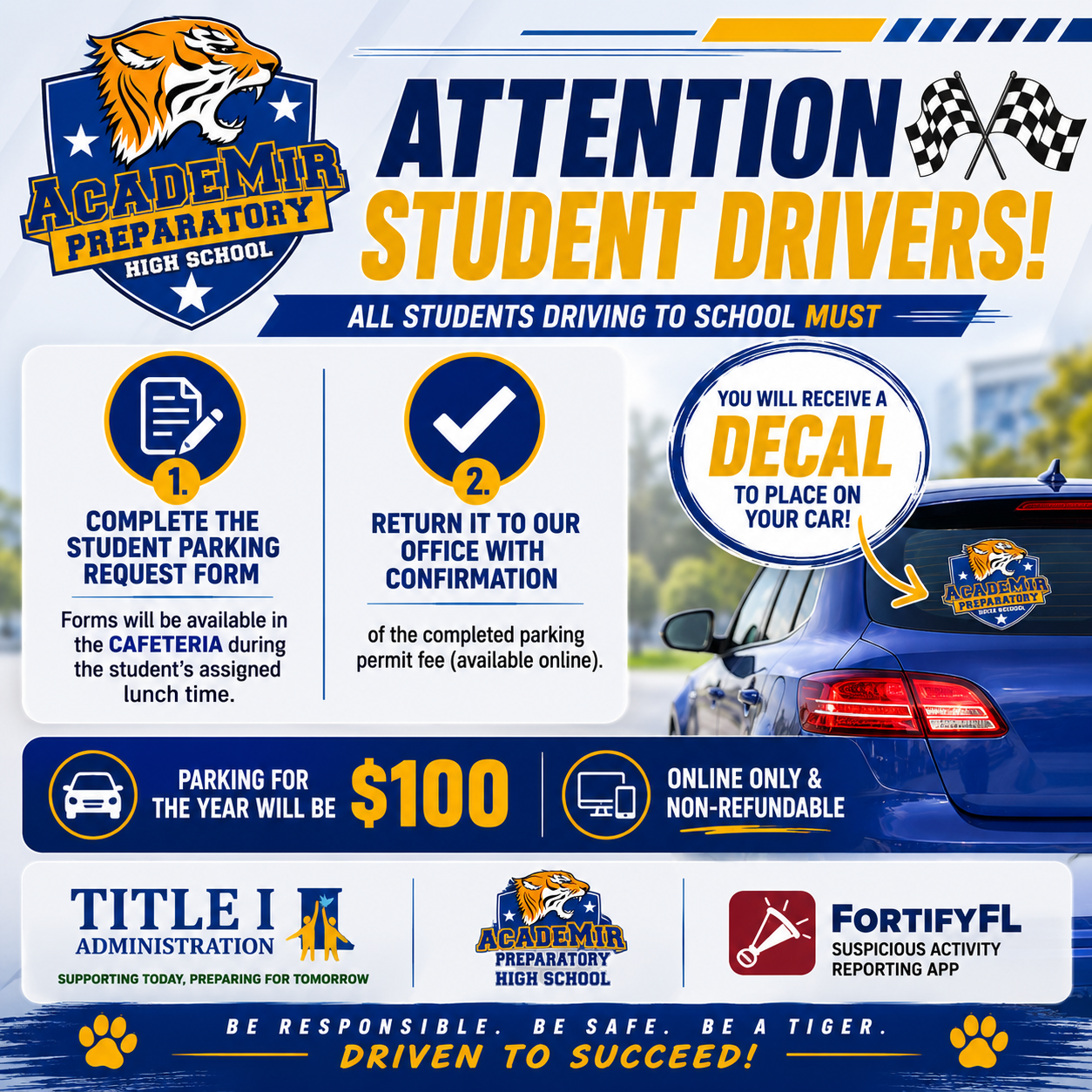 Student Driver Decal 