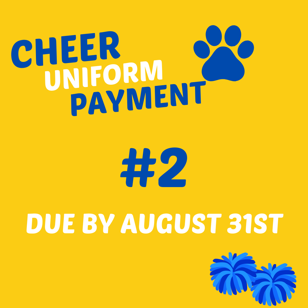 Cheerleading Uniform Payment #2