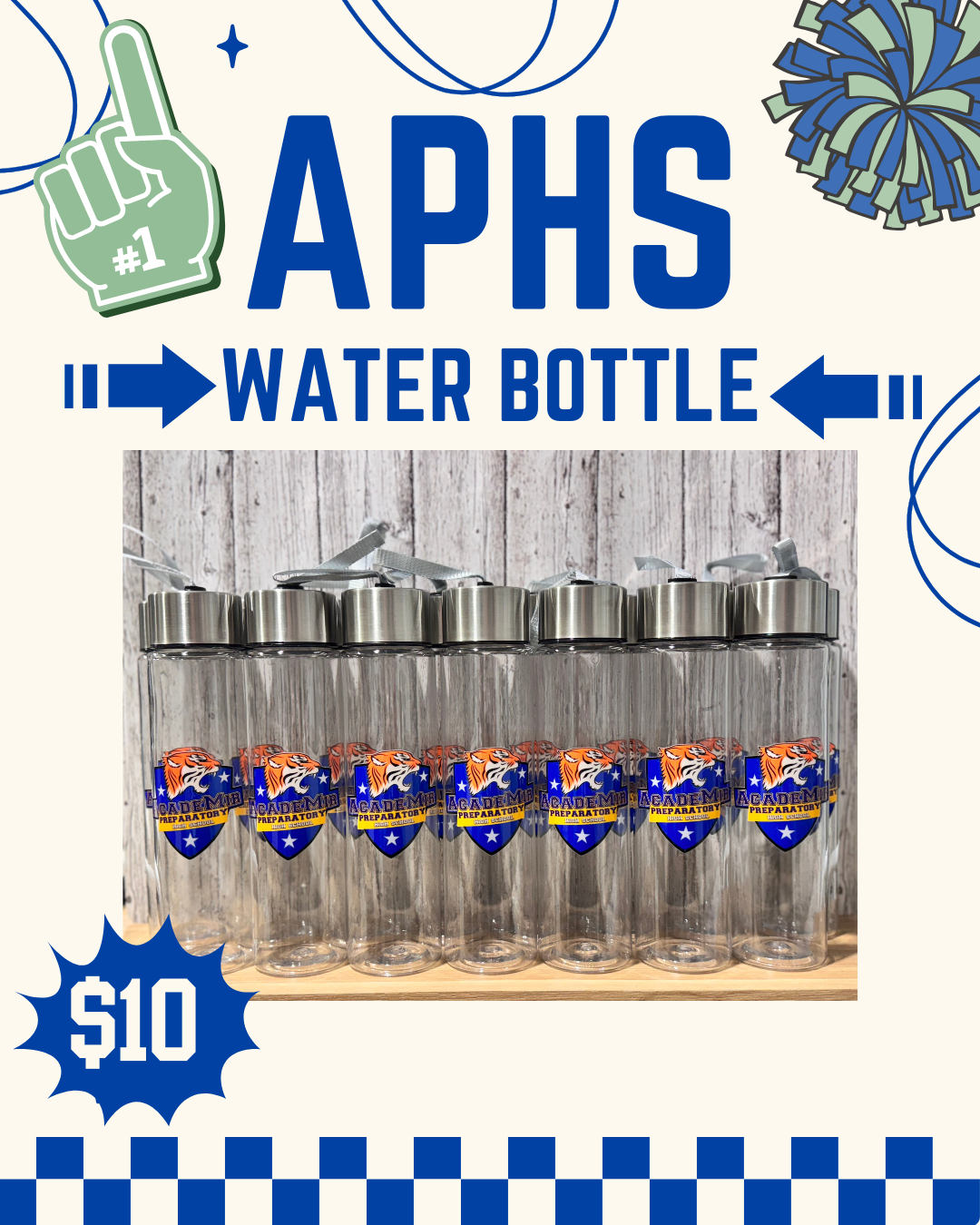 APHS Water Bottle (Clear)
